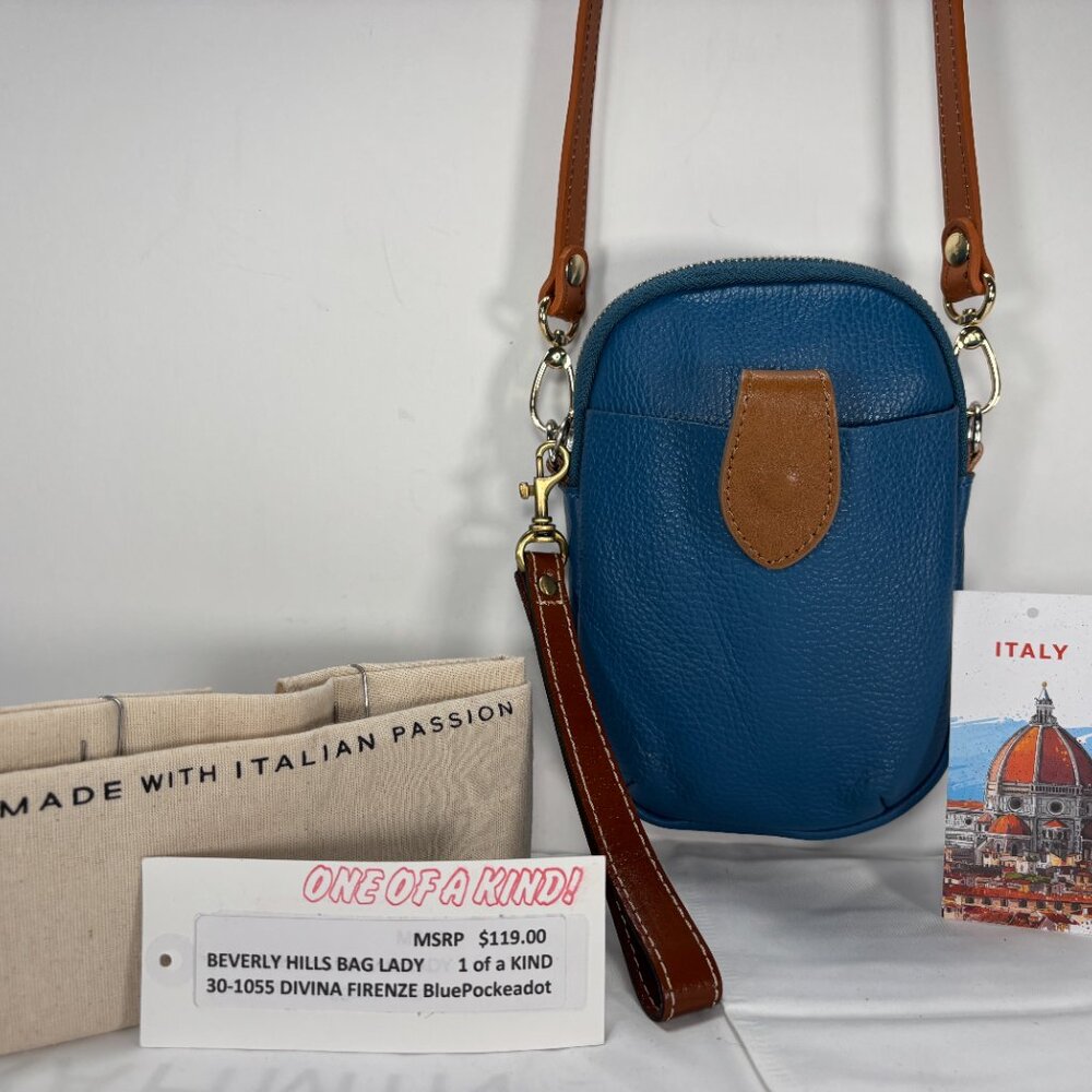 DIVINA FIRENZE ITALY -NWT $ 119.00        VERY BEAUTIFUL ITALIAN SOFT LEATHER